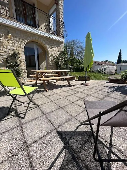 アパート Appartement En Rez De Jardin -Terrasse-2 Chambres-Parking ル・ポエ・ラヴァル